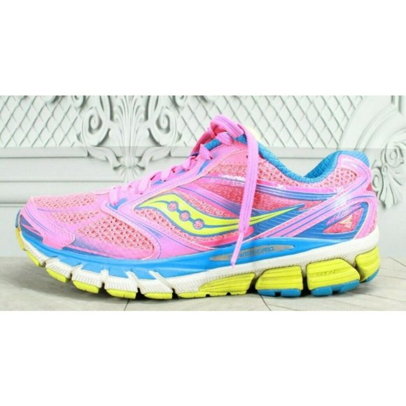 Saucony Shoes - Saucony Guide 8  Pink Nylon Lace Up Running Sneaker Shoes Size 7